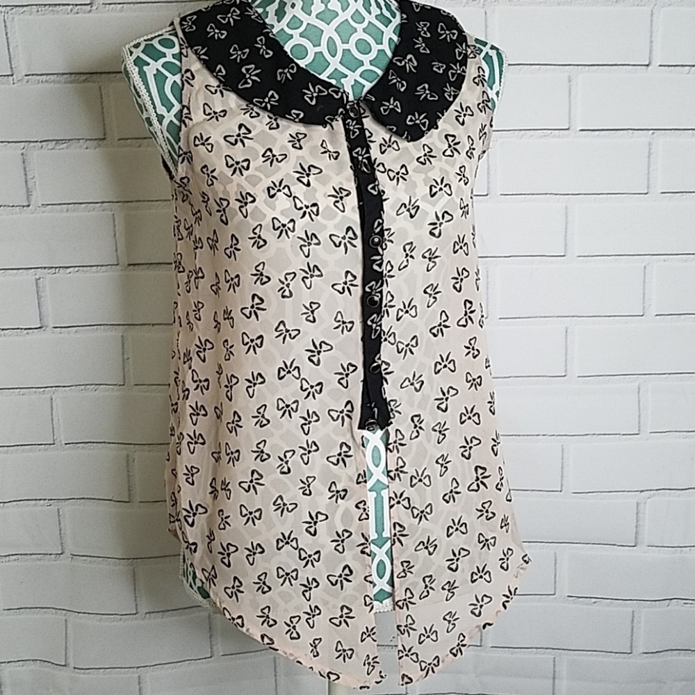 MARISOL | SHEER BOW BLOUSE